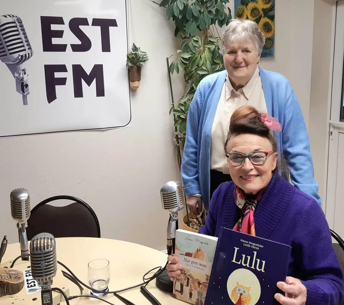 Simone Morgenthaler au micro d'Hélène sur EST FM