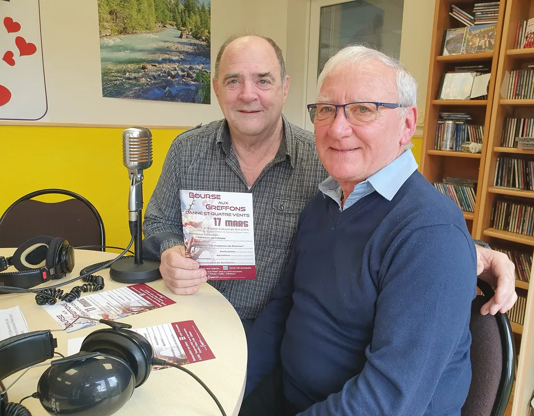 Les arboriculteurs de Danne et Quatre Vents (Michel Julienne et Pierre Jung)