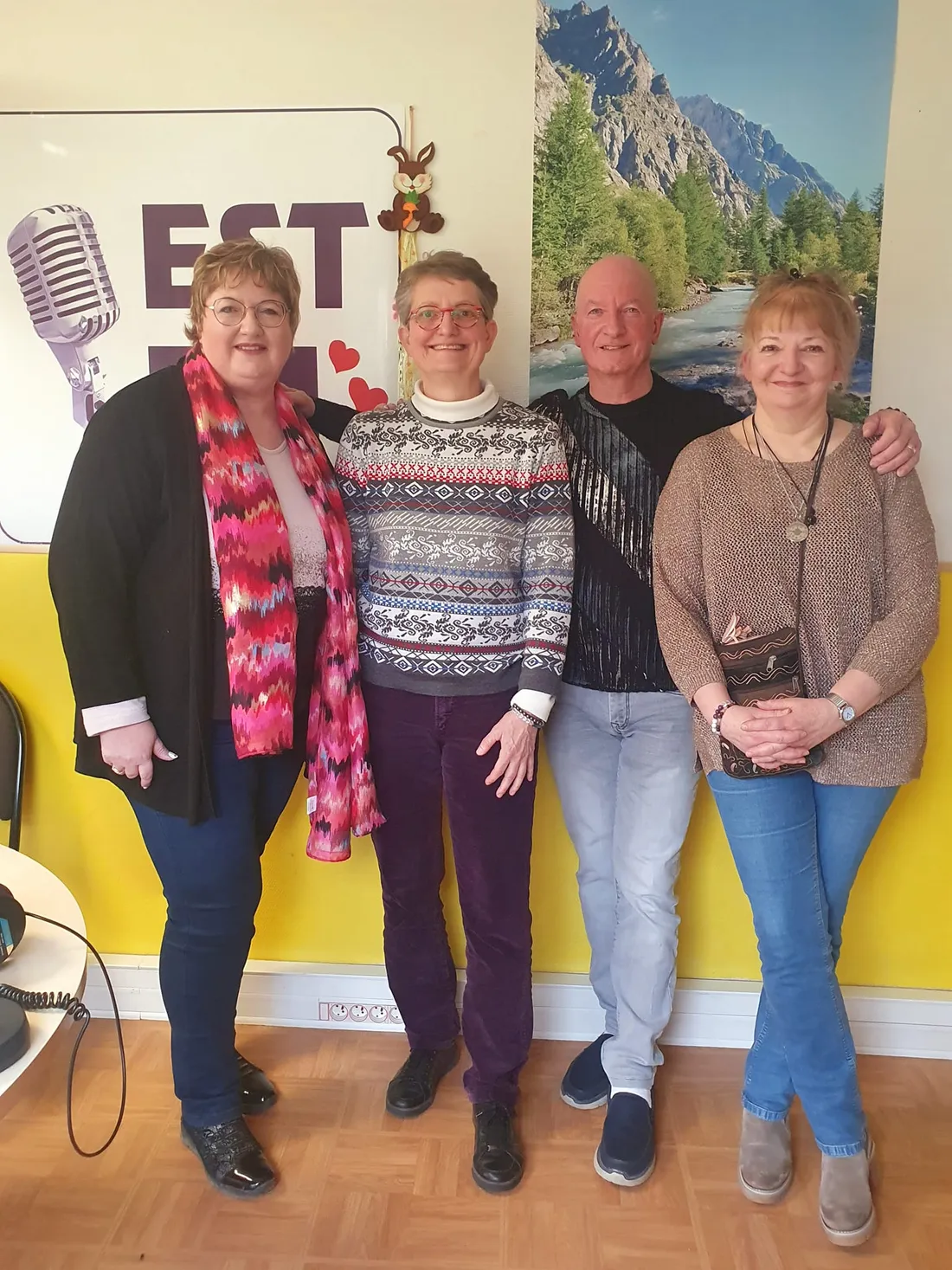 Edith Baechelen de Edith-Erapie avec Nadine Mauch, Patricia Holzer et Daniel Philippe sur EST FM