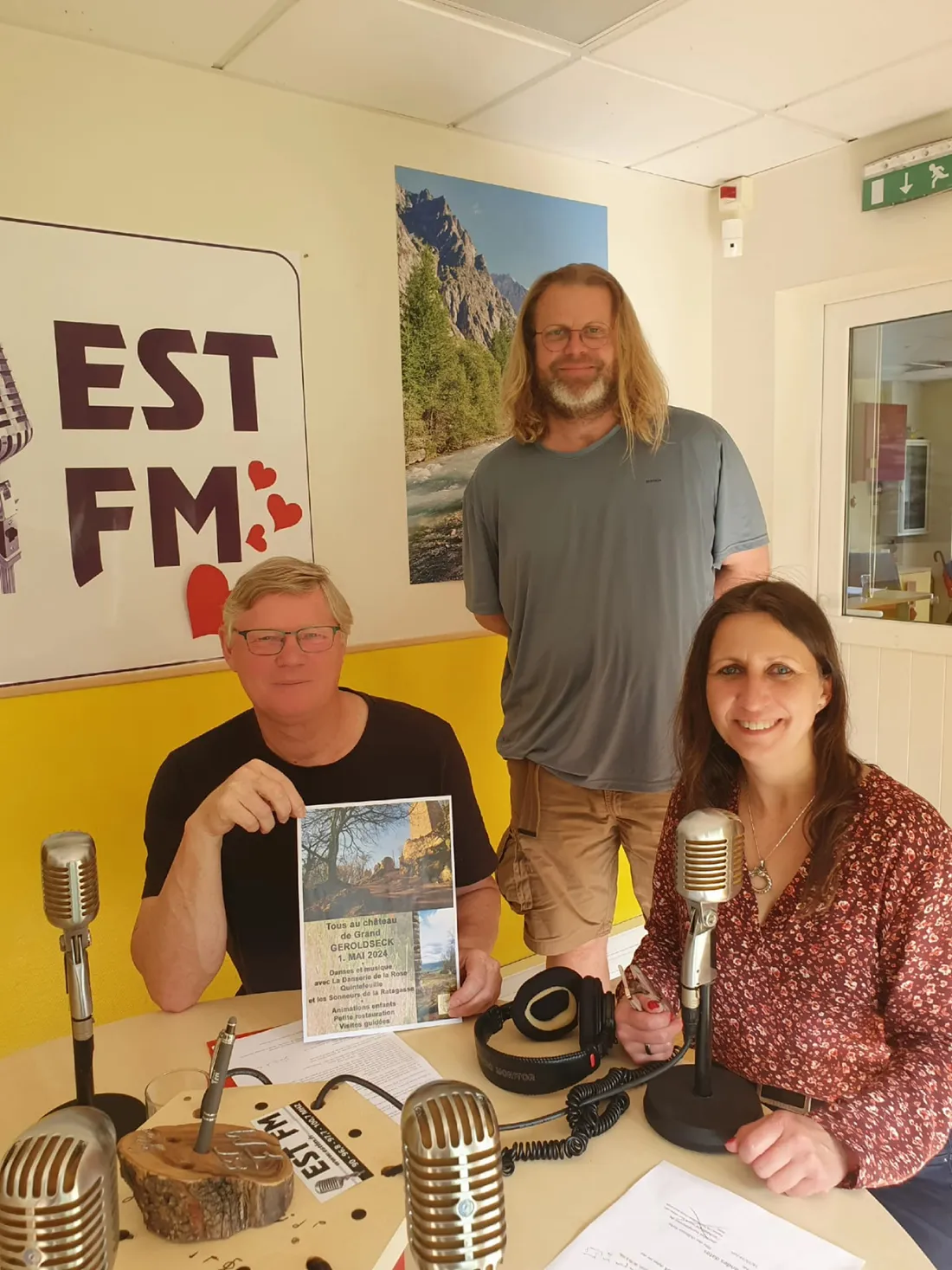 Patrick Cachier président de l'Association Pro Geroldseck sur EST FM