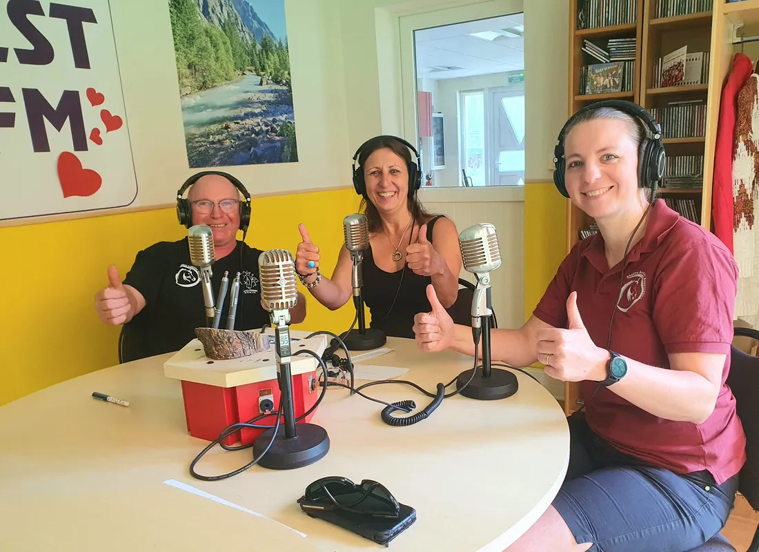 Jean-Louis Osswald et Audrey Diss de l'association Shadow Arabians sur EST FM