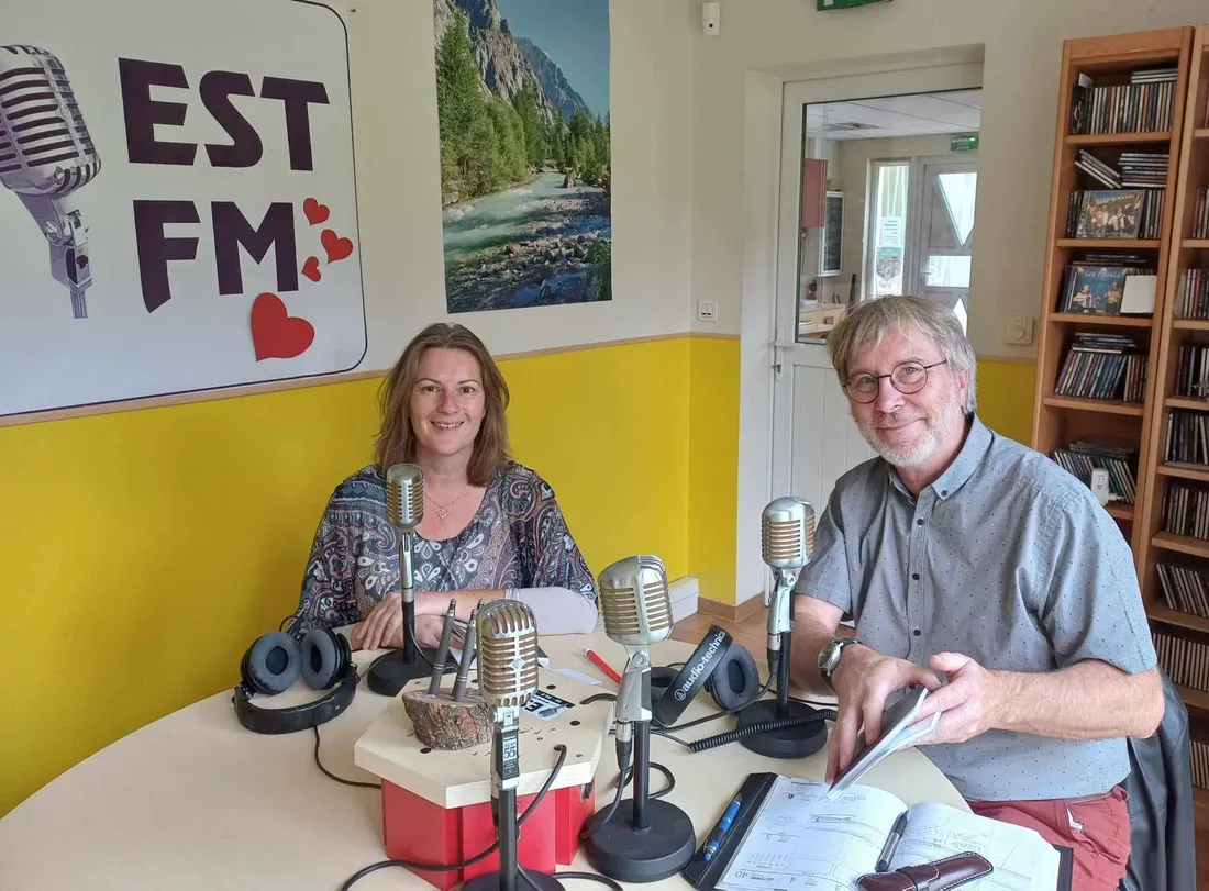 Maria Riegler et Remy Morgenthaler sur EST FM pour le livre "Paroles en échos"