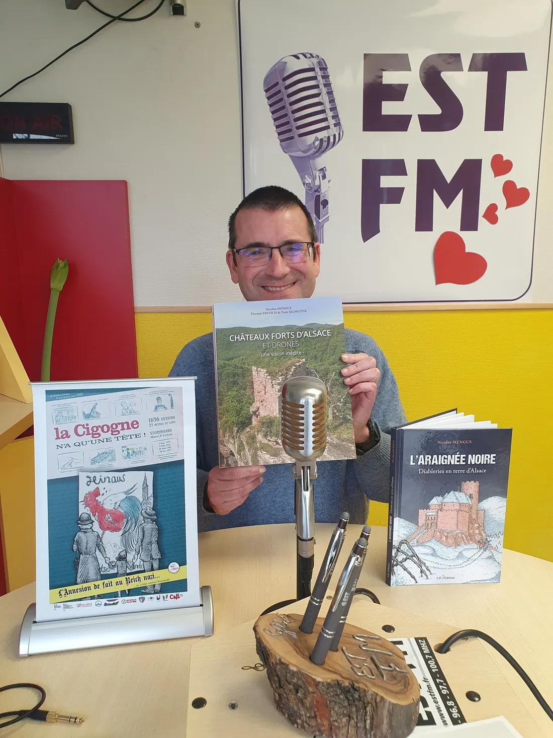 Nicolas Mengus sur EST FM