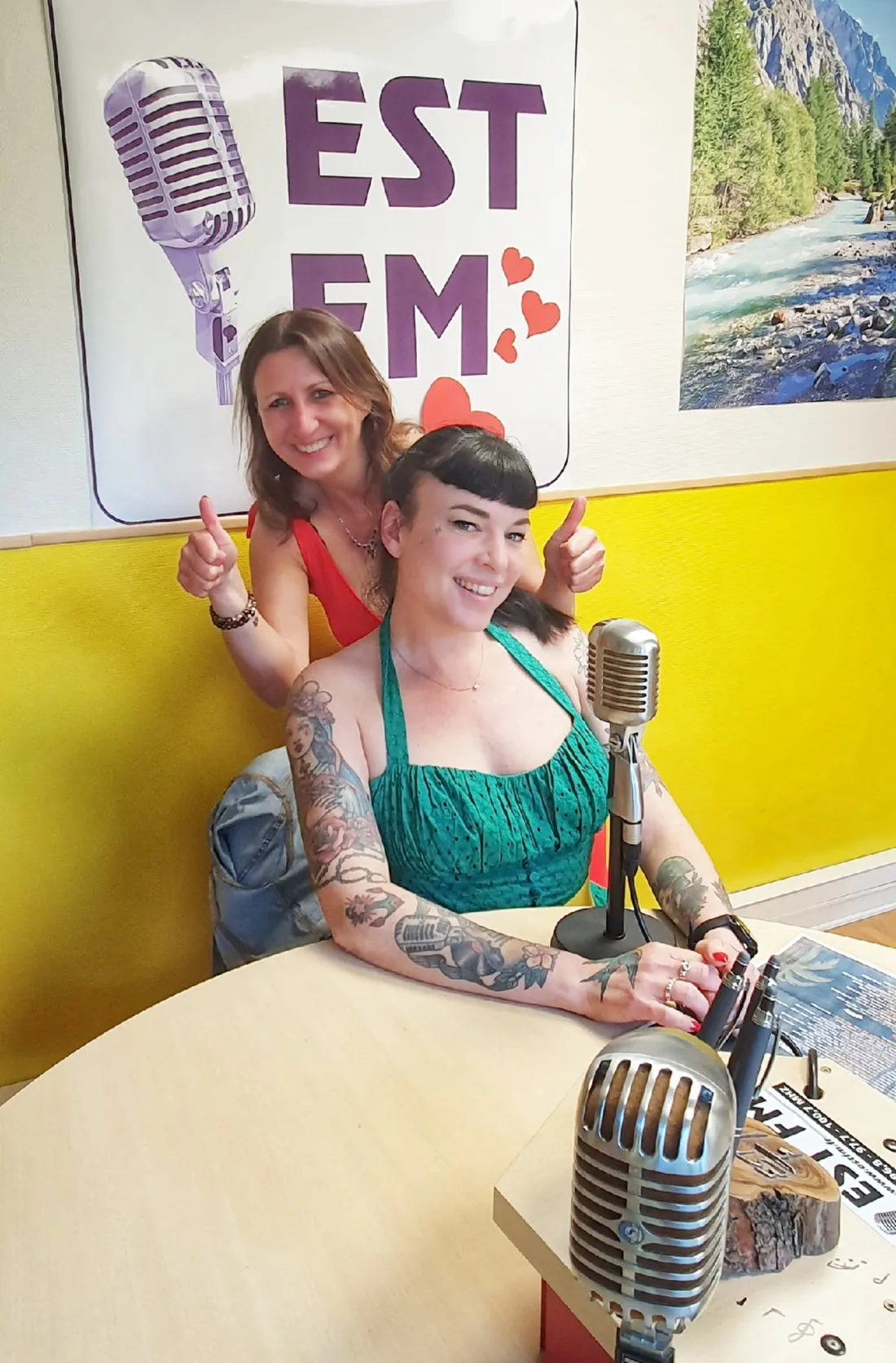 Coco das Vegas sur EST FM (Elsass Rock & Jive Festival du 7 au 11 Mai à l'Illiade Illkirch)