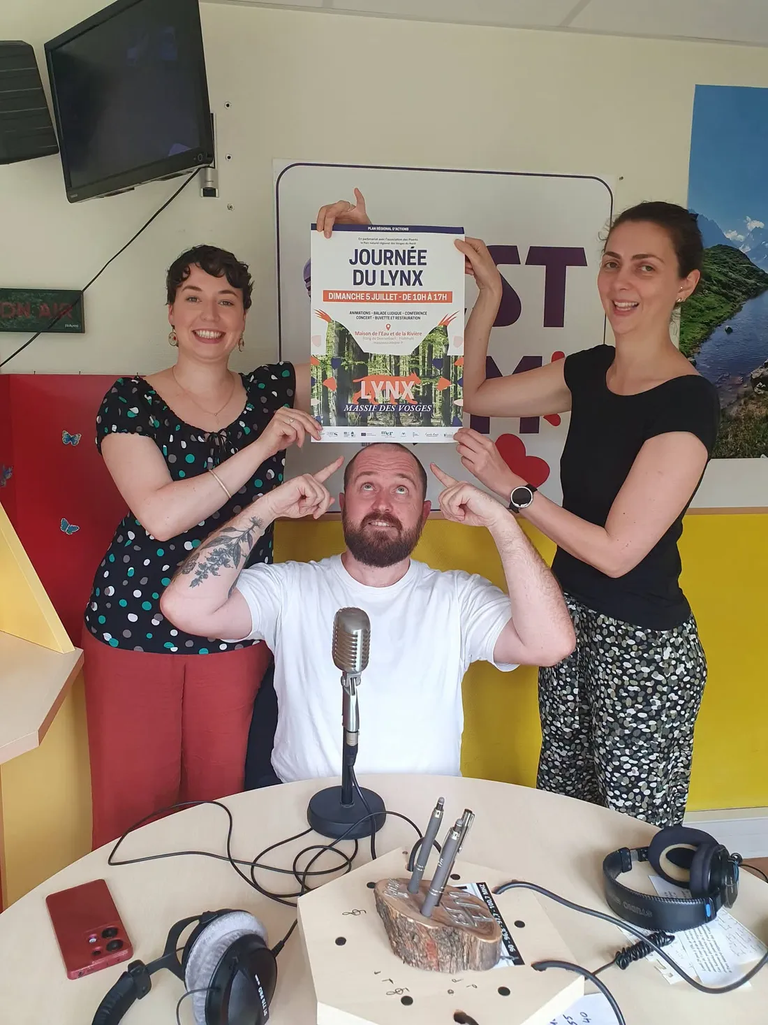 29/06/2026 Loïc Hergott, Sandrine Farny et Léa Katinka sur EST-FM