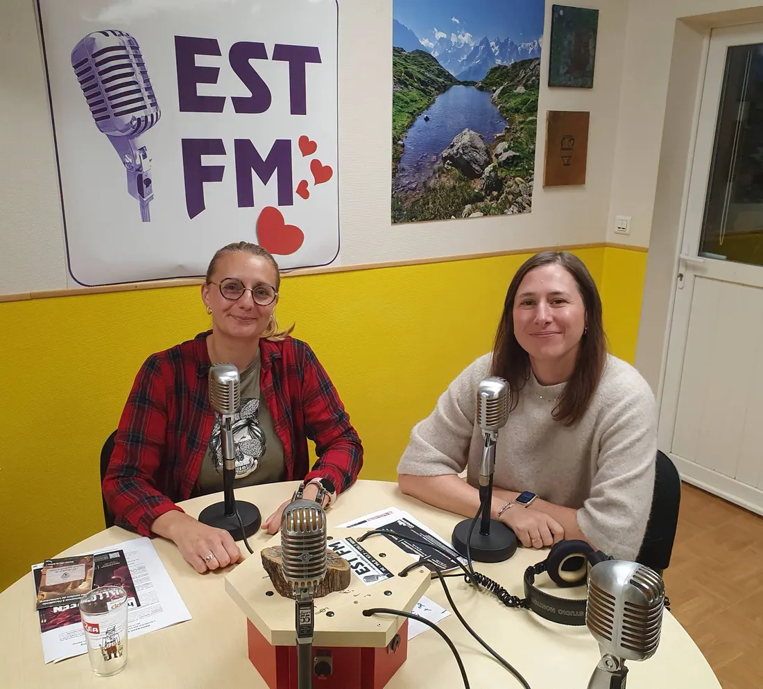 Laure Vernuse et Nadine Heitmann sur EST-FM