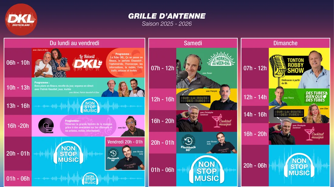 Grille d'antenne 2025-2026 