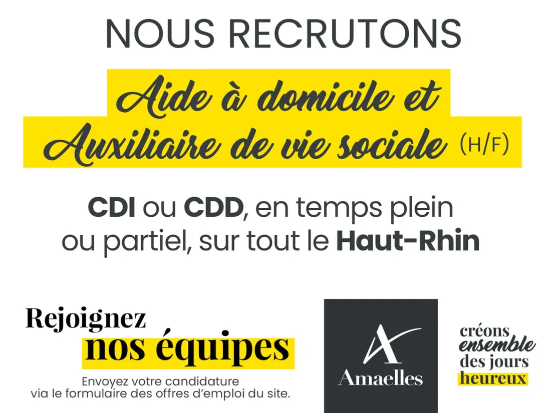 pub amaelles recrutement aide personne