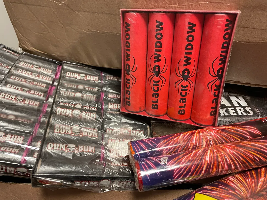 pétards saisie décembre 2021 Strasbourg