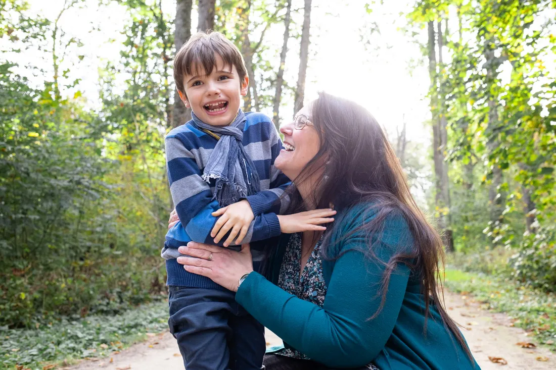 Gabriel et sa maman