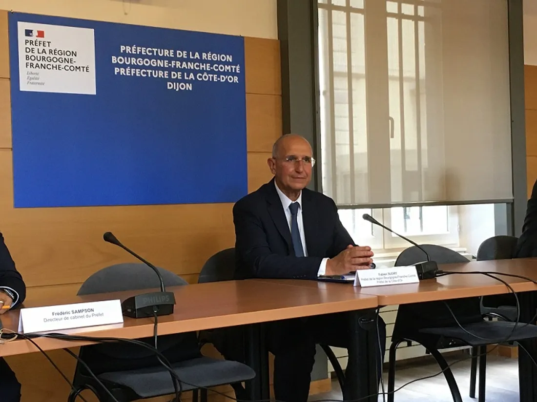 Le préfet, Fabien Sudry, appelle à être économe en eau 