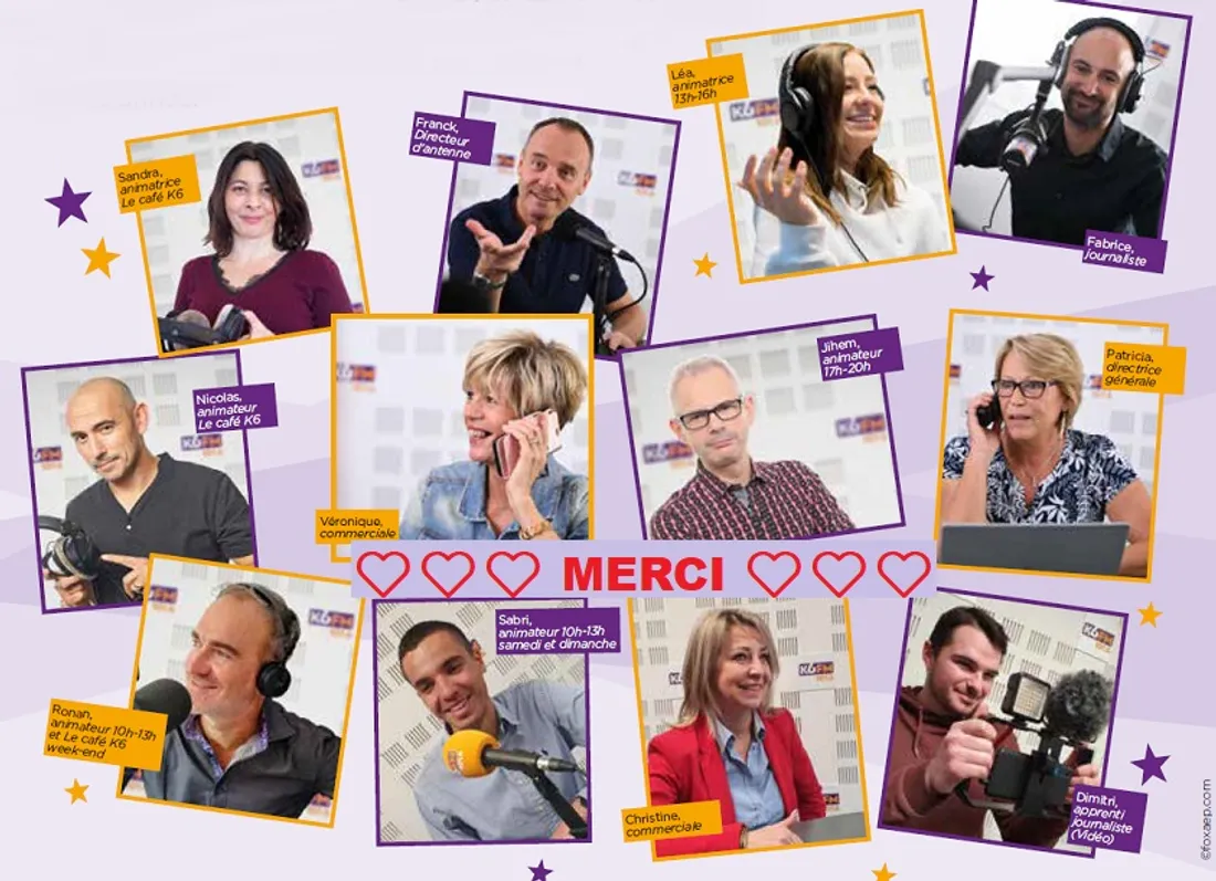 L'équipe de K6FM 2021