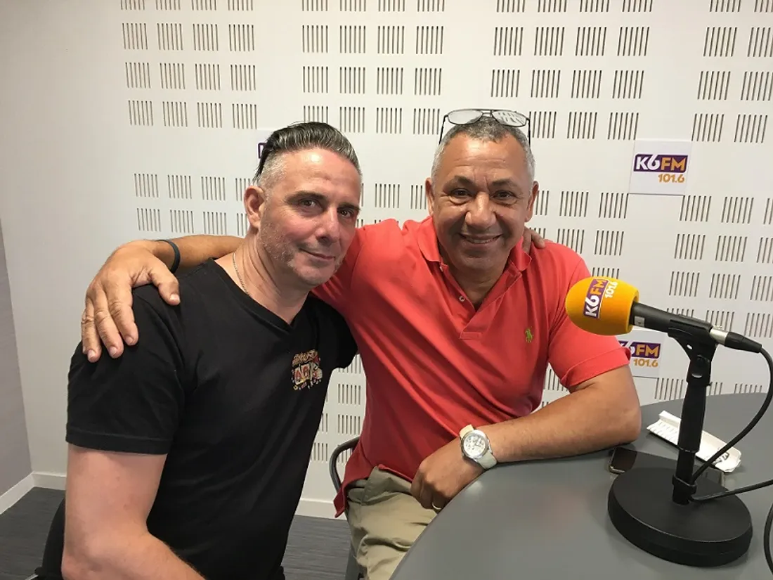 Hugo Garcia et Samir Loudrhiri, le frère et le père de Bertrand Kamal 