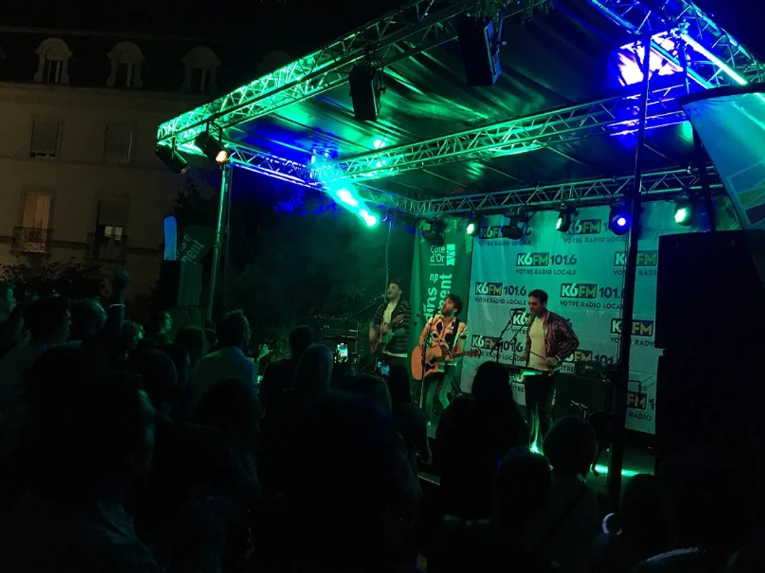 Le showcase K6FM avait lieu ce jeudi soir avec ici le groupe Diva Faune 