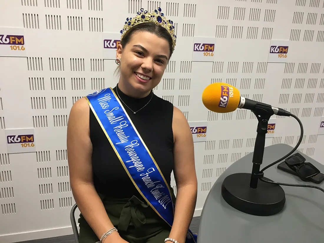 Johanne Camerlo qui a été élue « miss small beauty » de Bourgogne-Franche-Comté