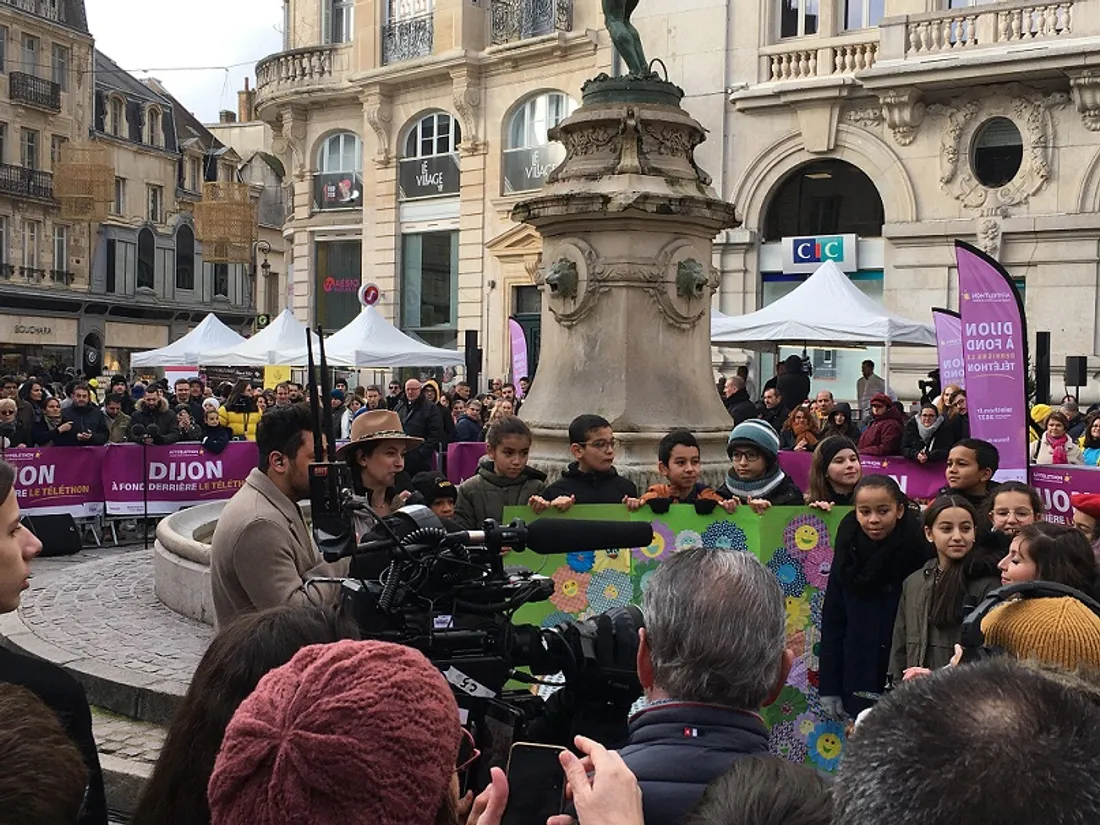 Le Téléthon à Dijon, en décembre 2022.