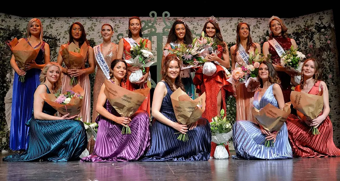 Lors de l'élection miss Côte d'Or 2022