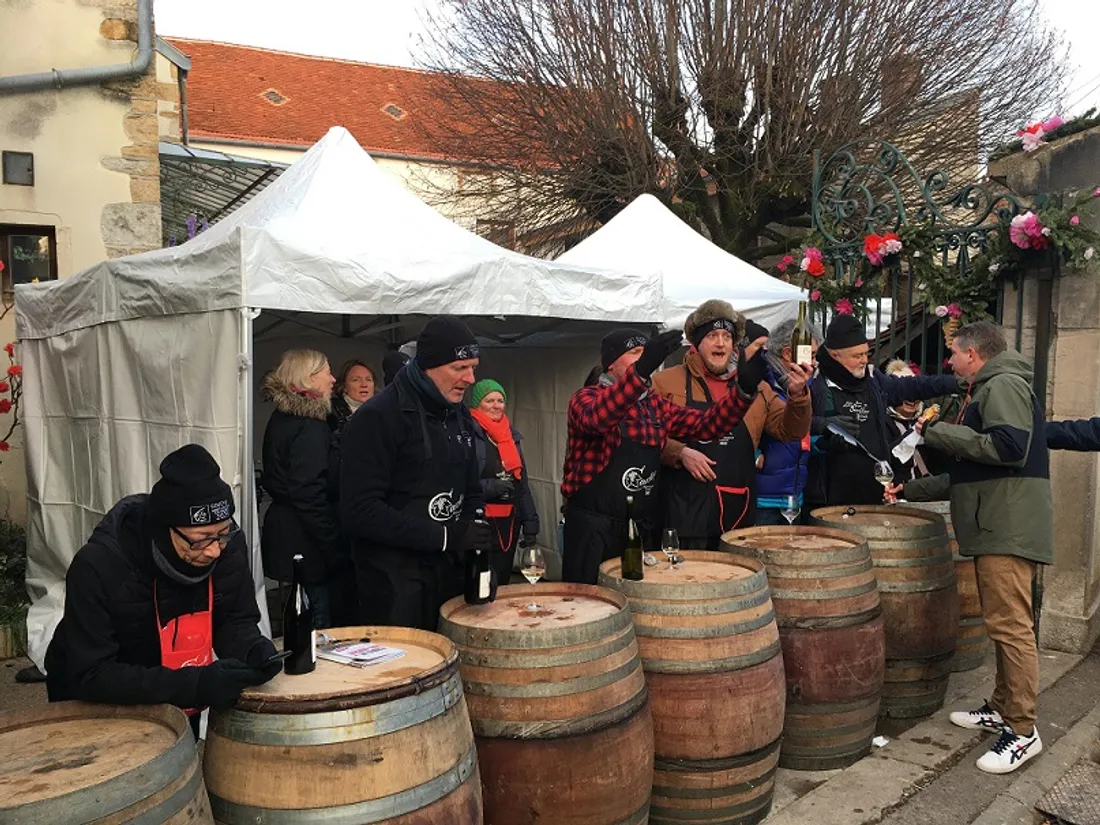 La Saint-Vincent tournante avait lieu ce week-end à Couchey dans une ambiance très conviviale 