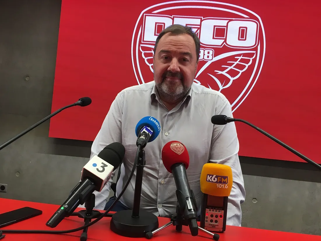 Olivier Delcourt a fait le point ce mardi sur la situation du DFCO et sur son avenir au club 