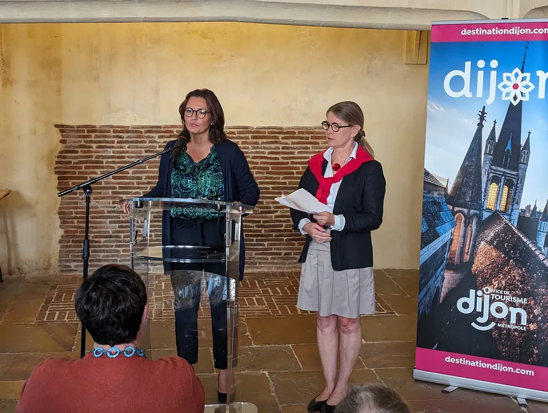 Sladana Zivkovic et Cordula Riedel, respectivement présidente et directrice de l'office de tourisme.