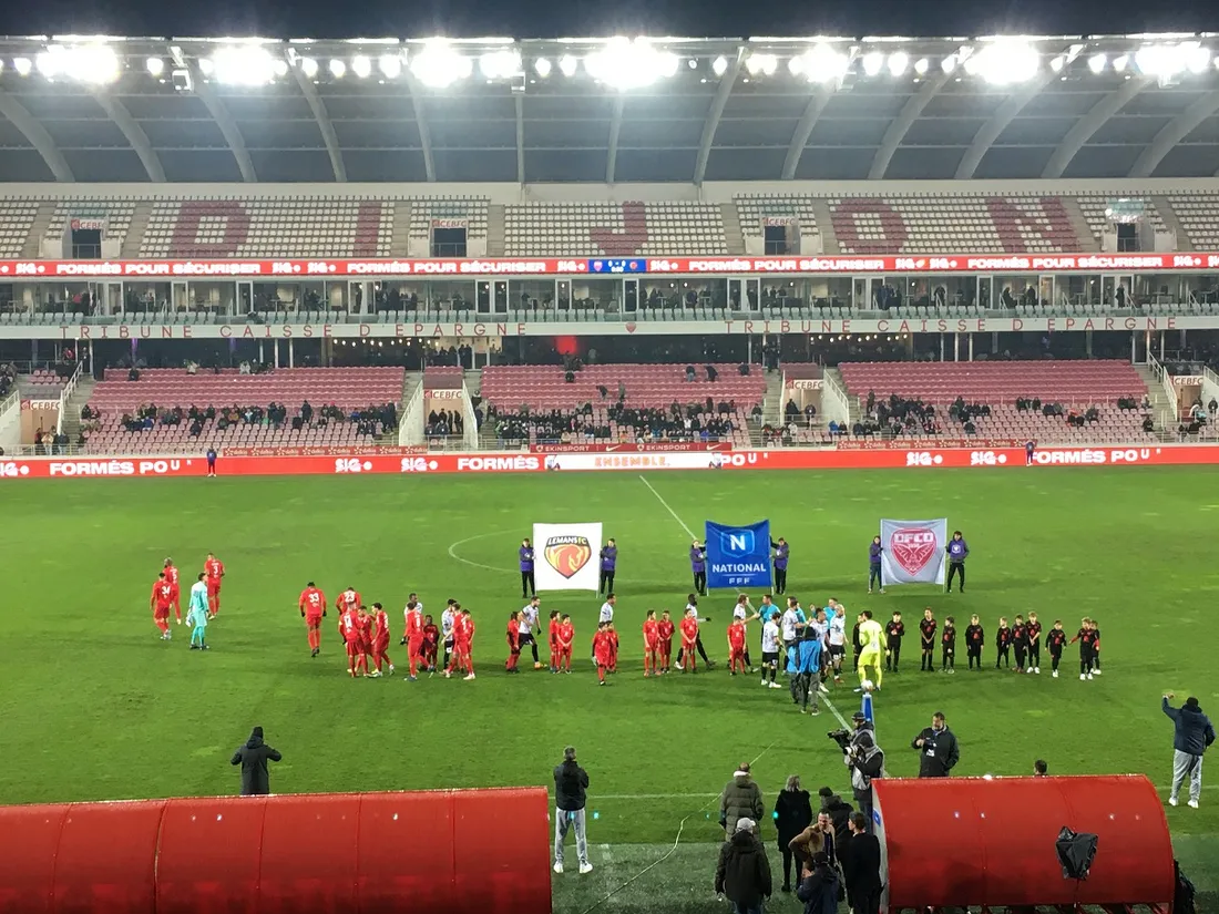 Le DFCO recevait l'équipe du Mans ce lundi soir au stade Gaston Gérard 