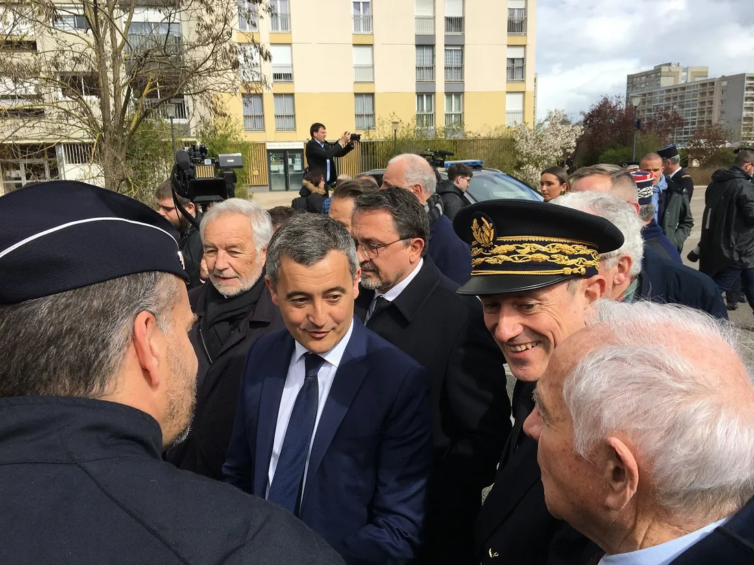 Gérald Darmanin au soutien des élus et des habitants de Dijon 