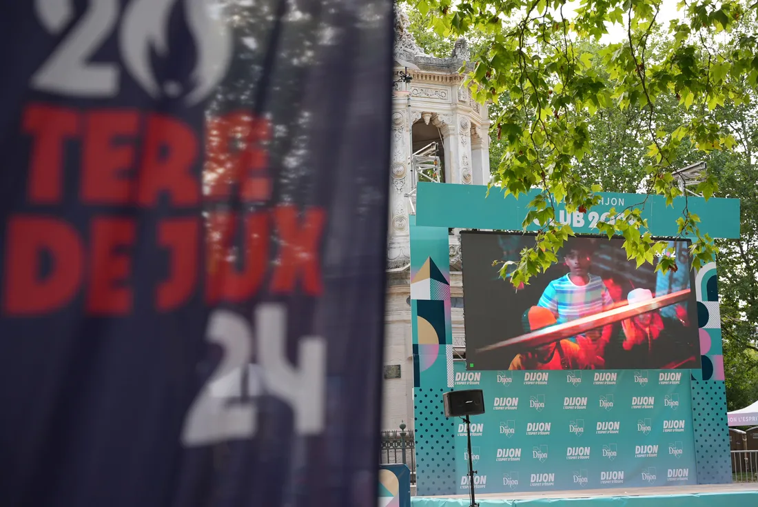 La torche olympique et la mascotte des Jeux seront présentes à plusieurs reprises au Jardin Darcy.