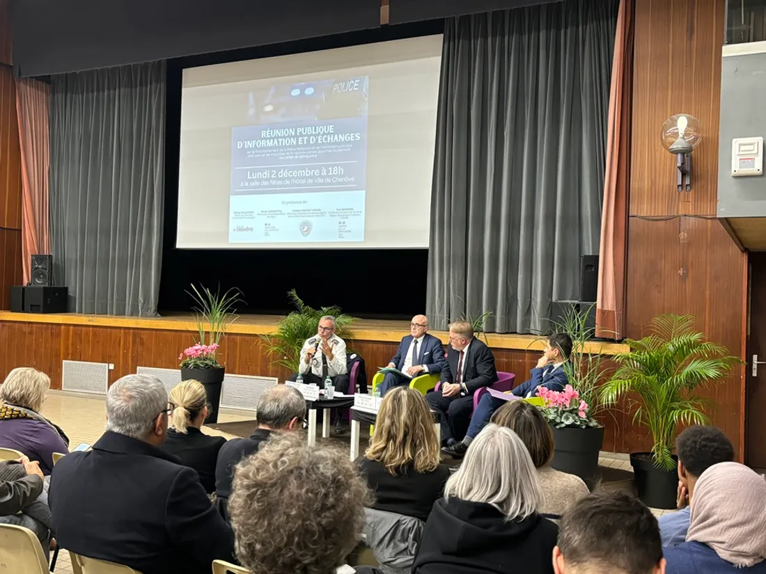 Une réunion publique était organisée ce lundi soir dans la salle des fêtes de la mairie de Chenôve 