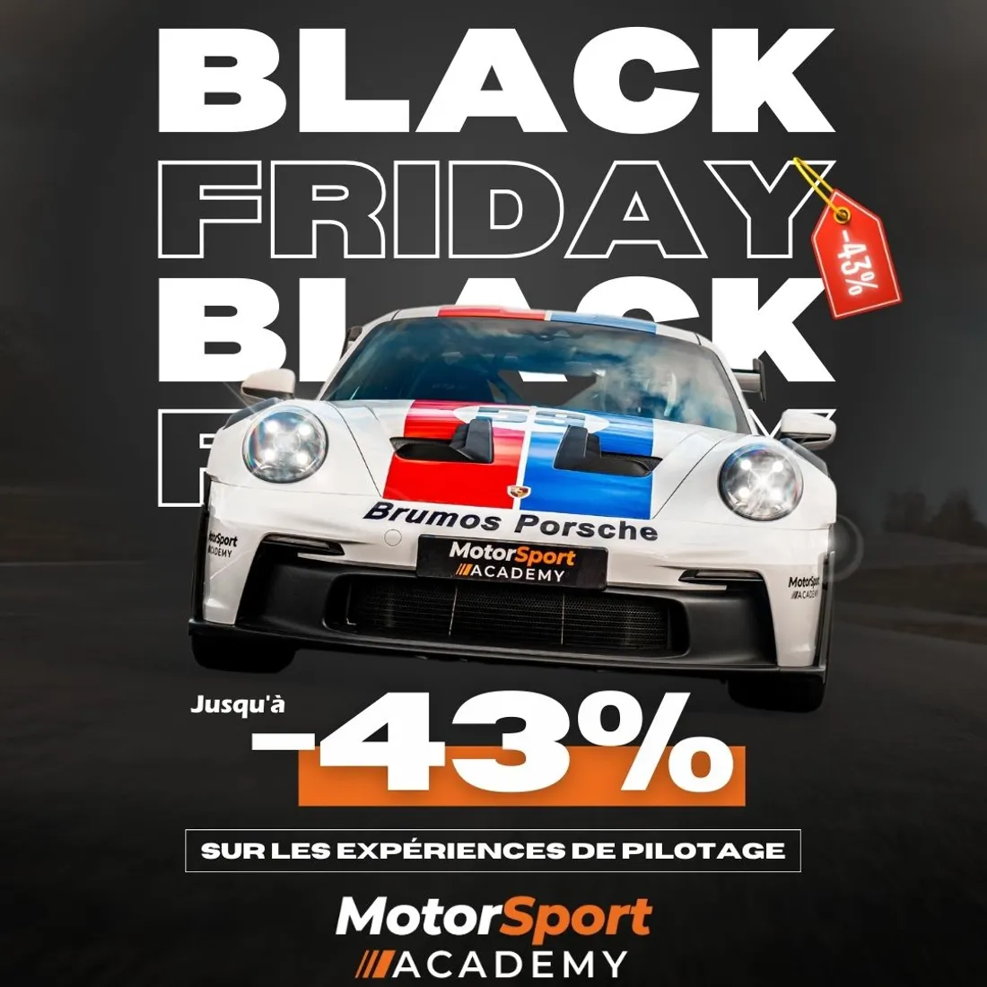 Enorme promo pour Black Friday chez Motorsport Academy