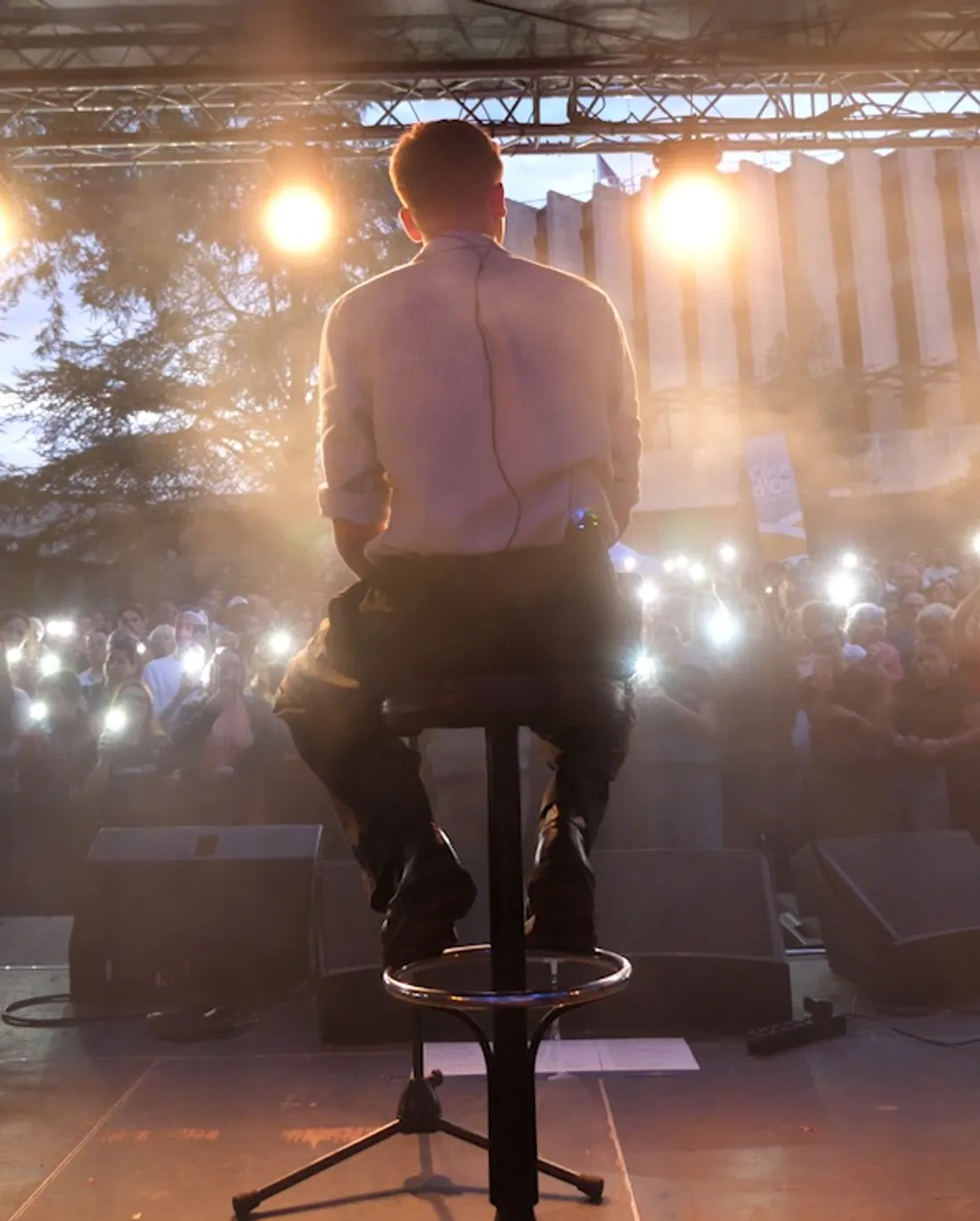 Charles Doré était très attendu par ses fans 