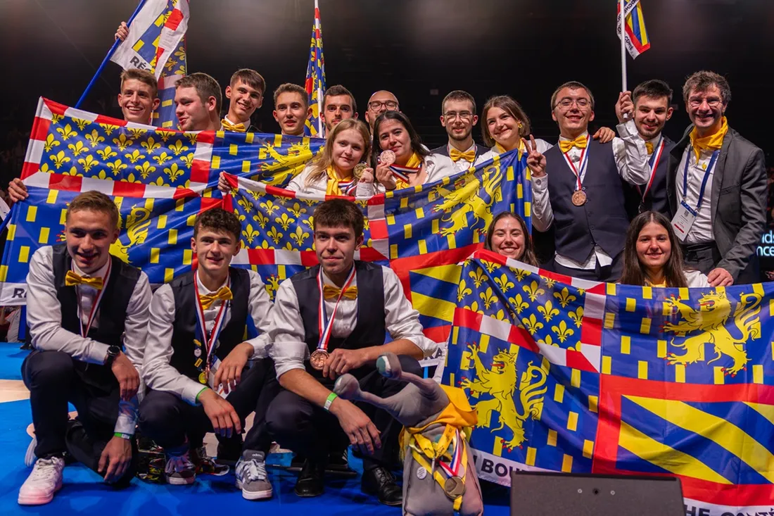 La région Bourgogne Franche-Comté est repartie avec 29 médailles des WorldSkills 2025