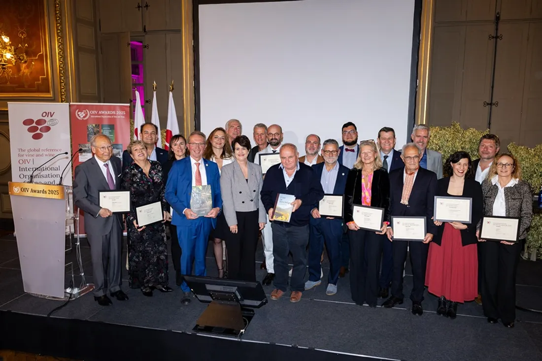 La cérémonie OIV 2025 avait lieu au Palais des Ducs et des États de Bourgogne à Dijon.