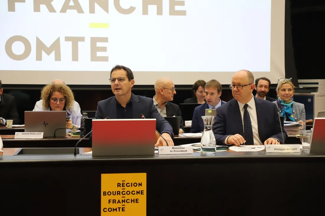 Jérôme Durain, ici à gauche, regrette la décision de l'Etat. 