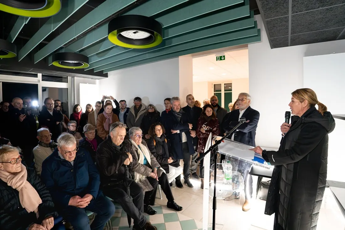 La maire de Dijon Nathalie Koenders a inauguré « La Majorelle » ce mercredi 10 décembre. 
