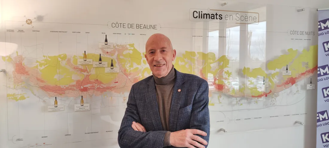 René Lioret, ici dans nos locaux de Beaune, réagit à la mobilisation prévue devant sa permanance.