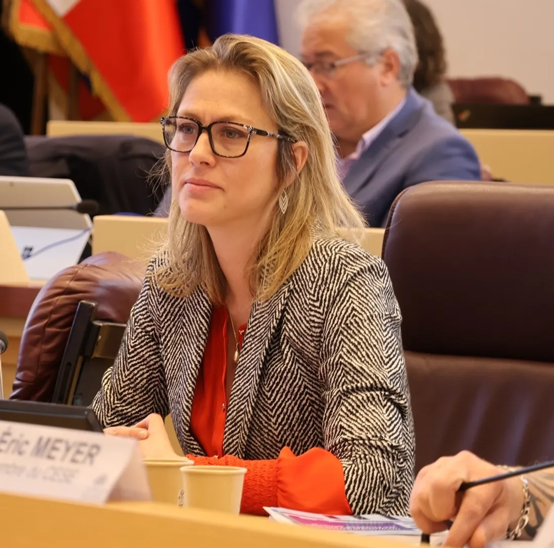 Elise Moreau, la présidente du CESER de Bourgogne-Franche-Comté.