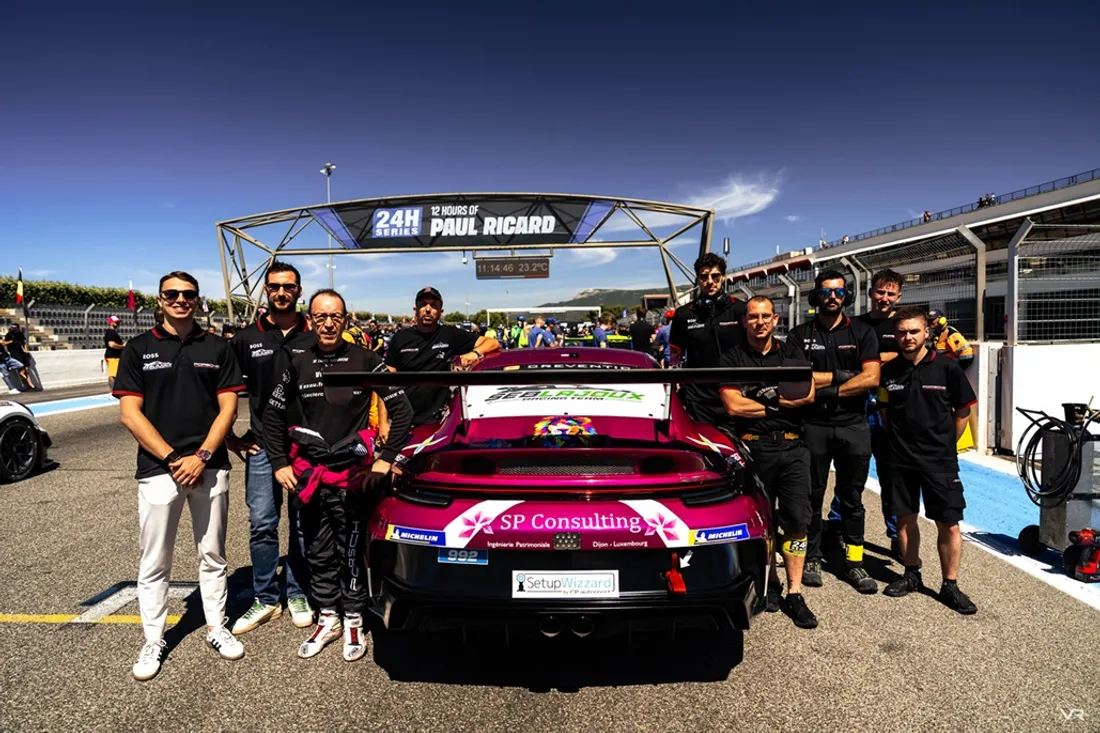 Tim Mérieux déjà dans le coup pour ses débuts en Porsche Cup lors des 12H du Paul Ricard.