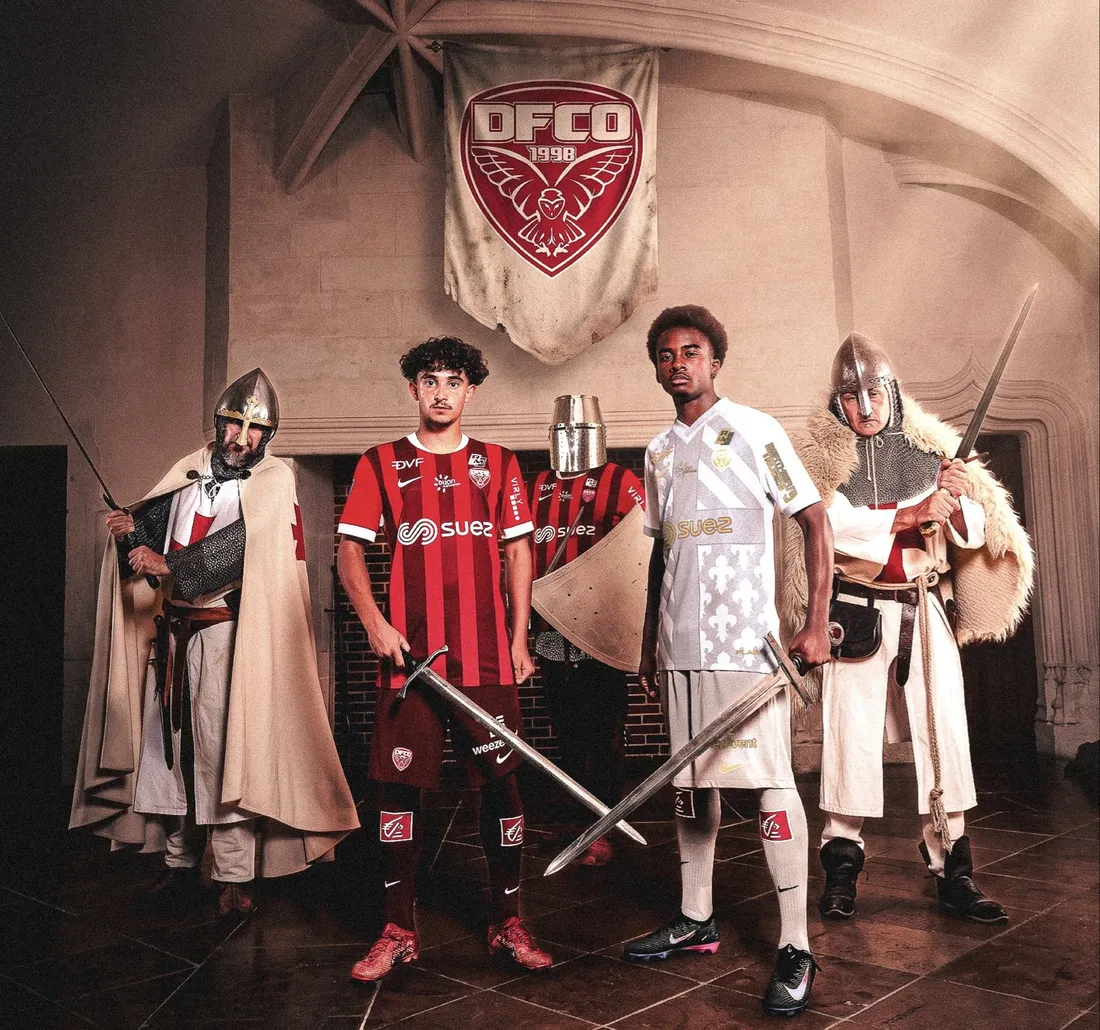 Le DFCO a dévoilé ce mercredi 5 août ses nouveaux maillots pour la saison 2026/2027. 