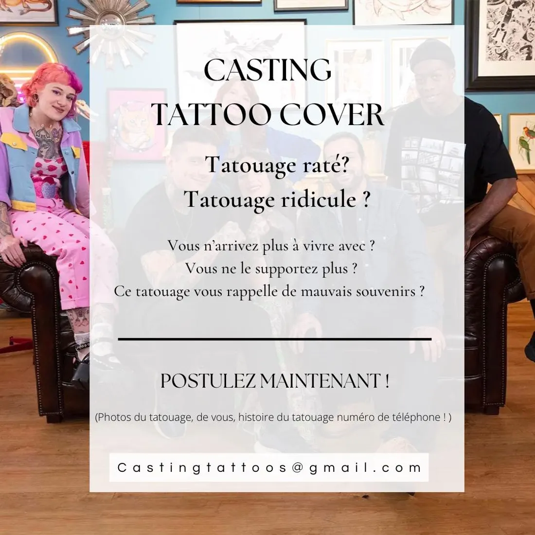 Marty Early, Diego Moraes et Dodie se proposent de rattraper votre terrible encrage 