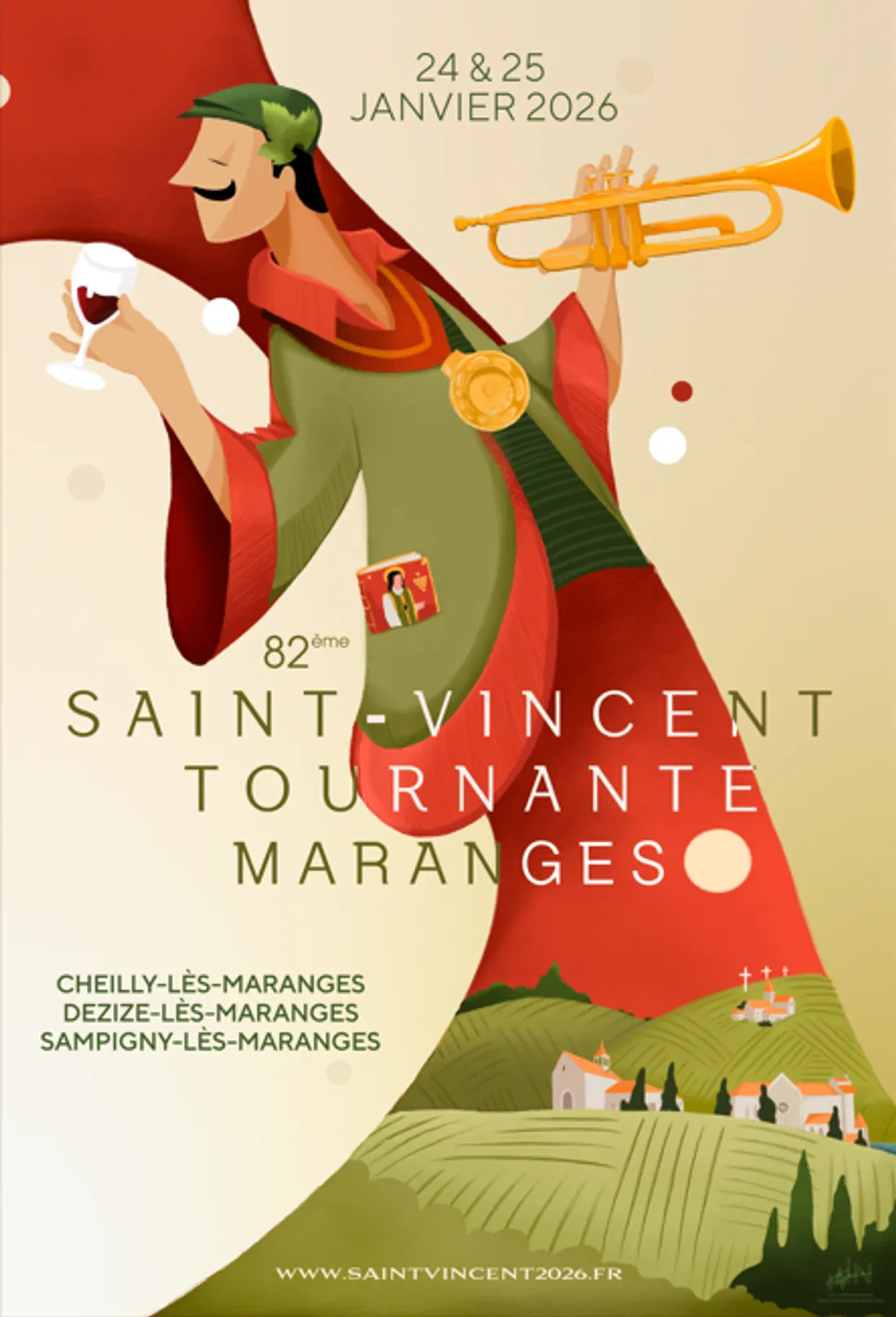 L'affiche de la Saint-Vincent Tournante 2026