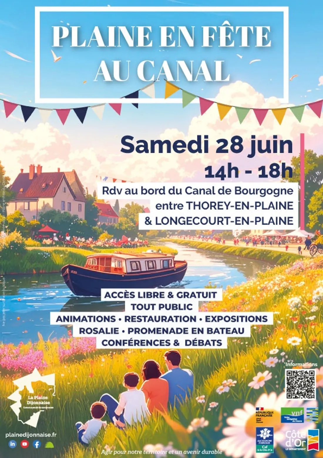 Plaine en Fête 2025 : rendez-vous festif au bord du canal de Bourgogne 