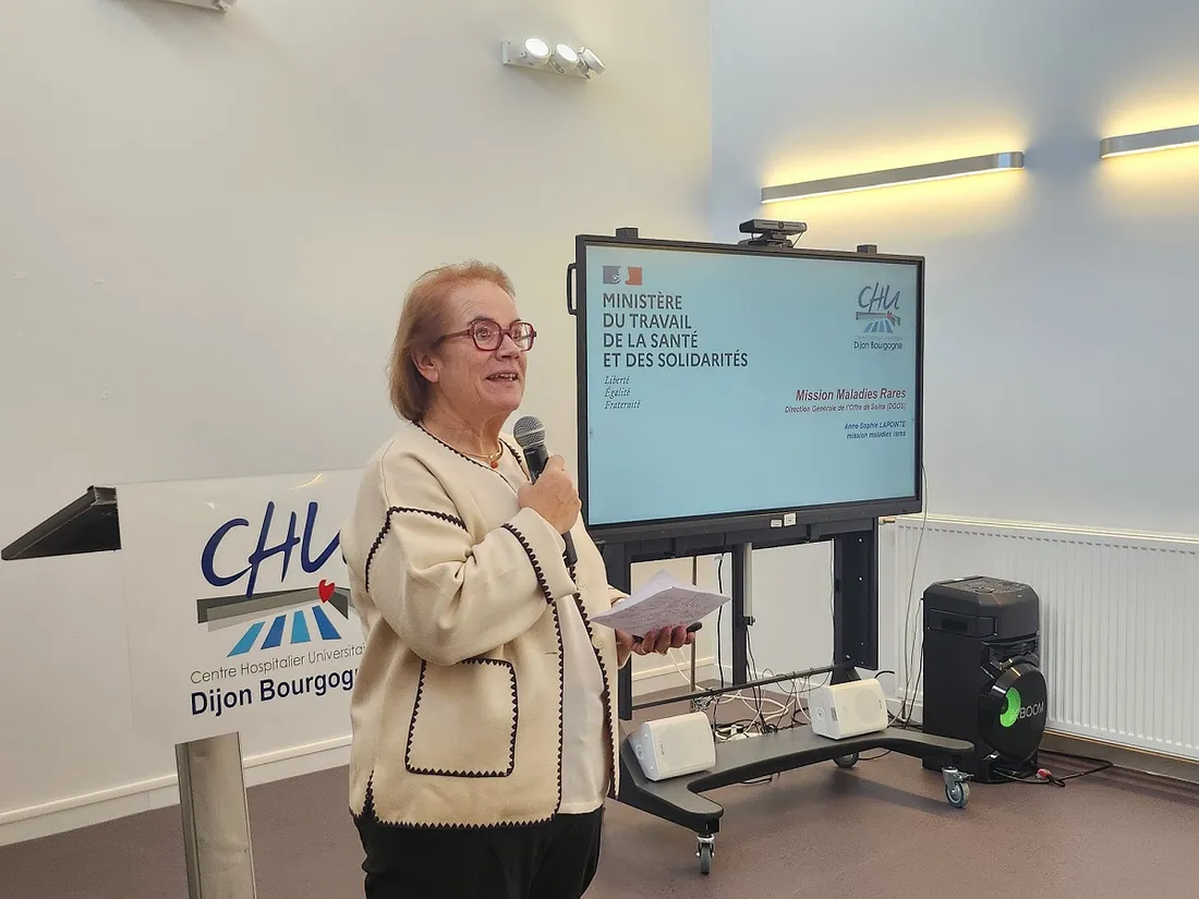 Le CHU de Dijon a accueilli ce mardi Anne-Sophie Lapointe, cheffe de projet mission maladies rares 