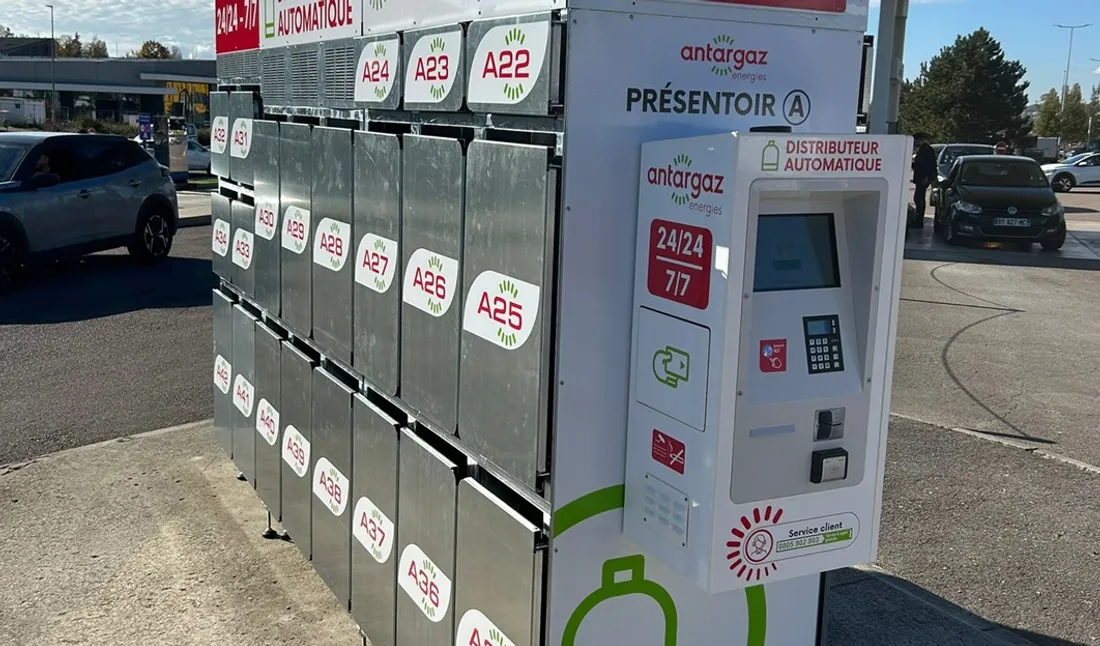 Un distributeur de bouteilles de gaz en libre-service a été installé dans la zone Cap nord, à Dijon
