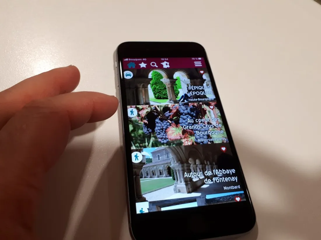 L’application « Balades en Bourgogne » a fait peau neuve