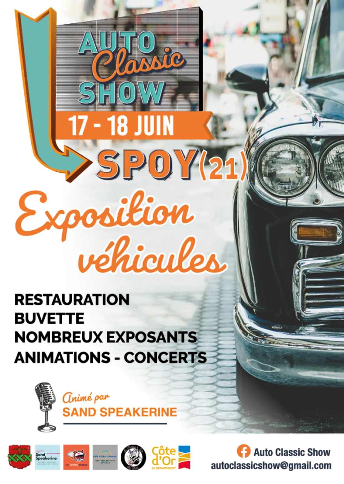 Une exposition avec de beaux véhicules à Spoy