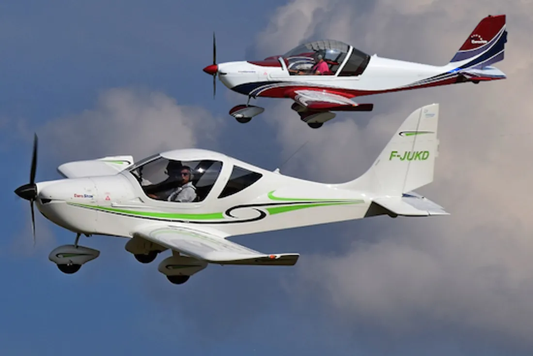L'avion "Eurostar" fait partie des appareils dont dispose l’aéroclub de Til-Châtel 