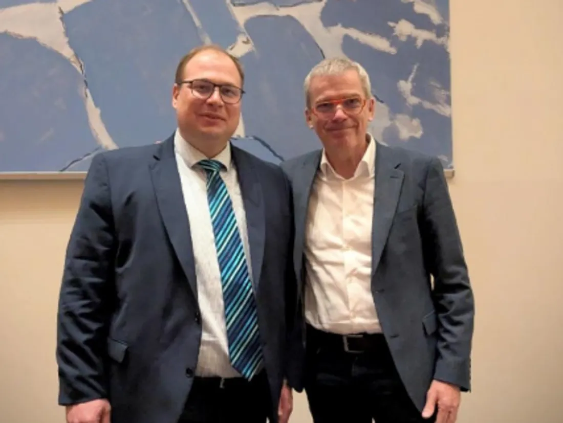 Eric Boudier (à droite) succède à Geoffroy Sécula