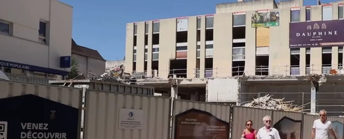 Les travaux continuent cet été sur le site de l'ancien centre Dauphine