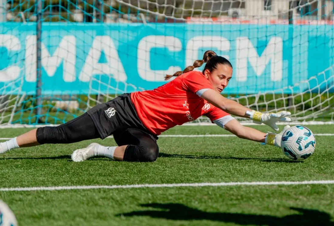 Charlotte Verdier jouait l'année dernière à l’Olympique de Marseille