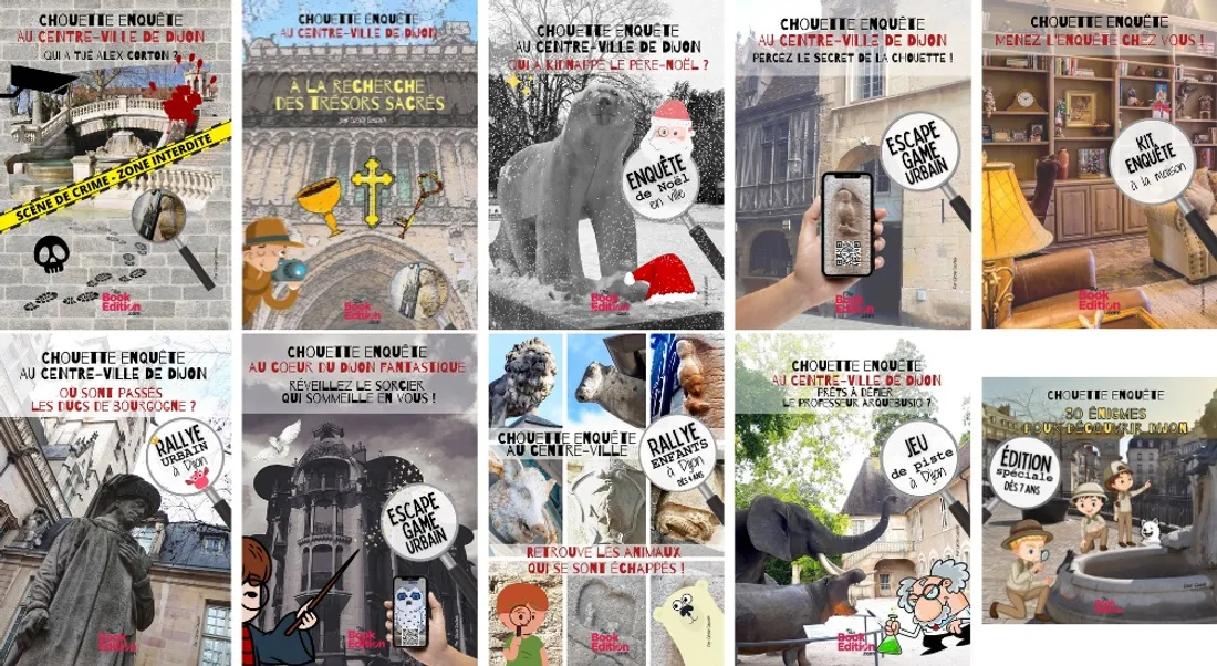 La série de livres enquête « Chouette enquête » propose de divertir les enfants pendant les vacances